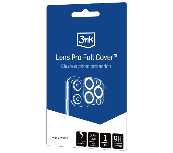 3mk Lens Pro Full Cover do iPhone 15 Pro / 15 Pro Max