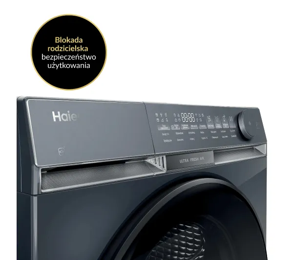 Haier X9 HW100-B14387GUPL Funkcje AI 10kg 1400 obr/min Zdalne sterowanie - TRZECI -55%, ALBO 5-TY ZA 1ZŁ - Kup na Raty - RRSO 0%