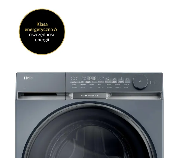 Haier X9 HW100-B14387GUPL Funkcje AI 10kg 1400 obr/min Zdalne sterowanie - TRZECI -55%, ALBO 5-TY ZA 1ZŁ - Kup na Raty - RRSO 0%