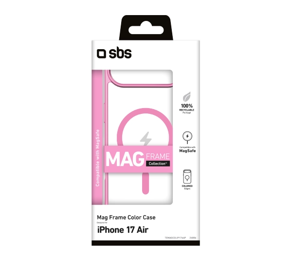 SBS Mag Frame do iPhone 17 Air Różowy