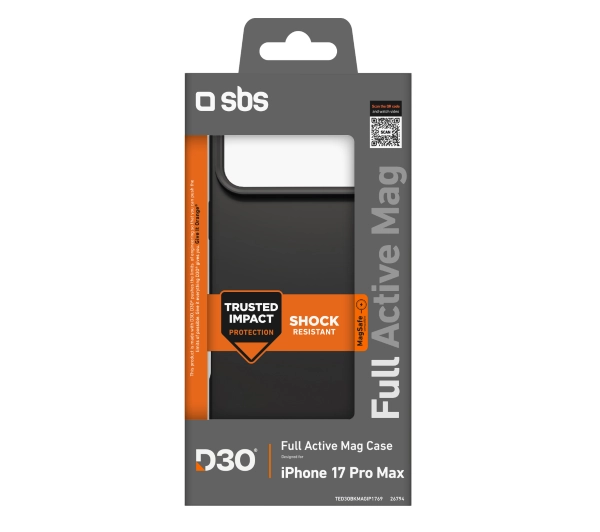 SBS D3O Full Active Mag do iPhone 17 Pro Max