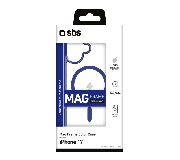 SBS Mag Frame do iPhone 17 Niebieski