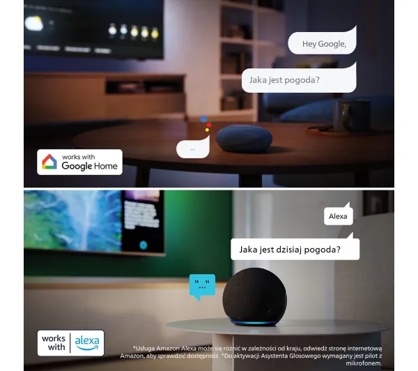 Philips 77OLED910/12 77" OLED 4K 144Hz Google TV Funkcje AI Ambilight Dolby Vision Dolby Atmos Dźwięk B&W HDMI 2.1 - Kup na Raty - RRSO 0%