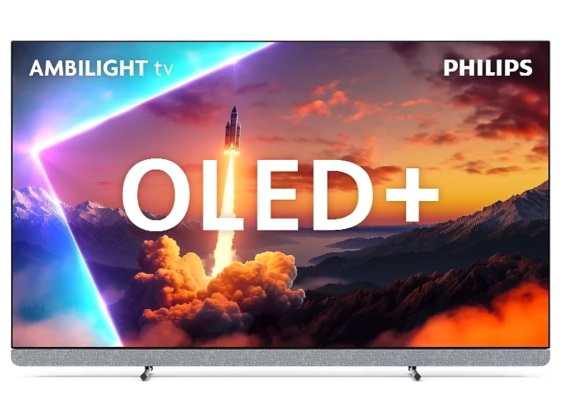 Telewizor Philips 77OLED910/12 77" OLED 4K 144Hz Google TV Funkcje AI Ambilight Dolby Vision Dolby Atmos Dźwięk B&W HDMI 2.1