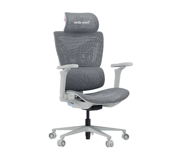 Anda Seat X-Air Pro XL Gamingowy do 120kg Tkanina Szaro-różowy - Kup na Raty - RRSO 0%