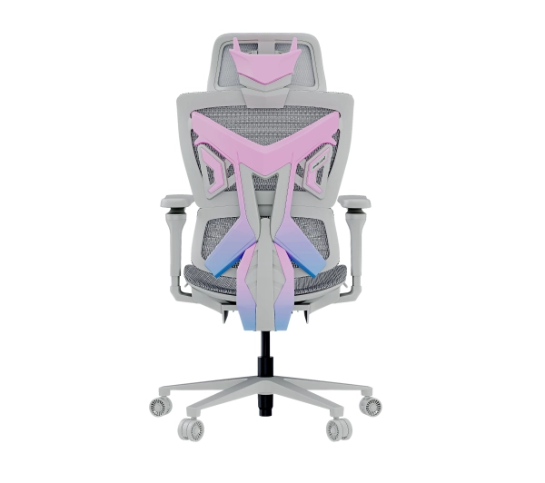 Anda Seat X-Air Pro XL Gamingowy do 120kg Tkanina Szaro-różowy - Kup na Raty - RRSO 0%