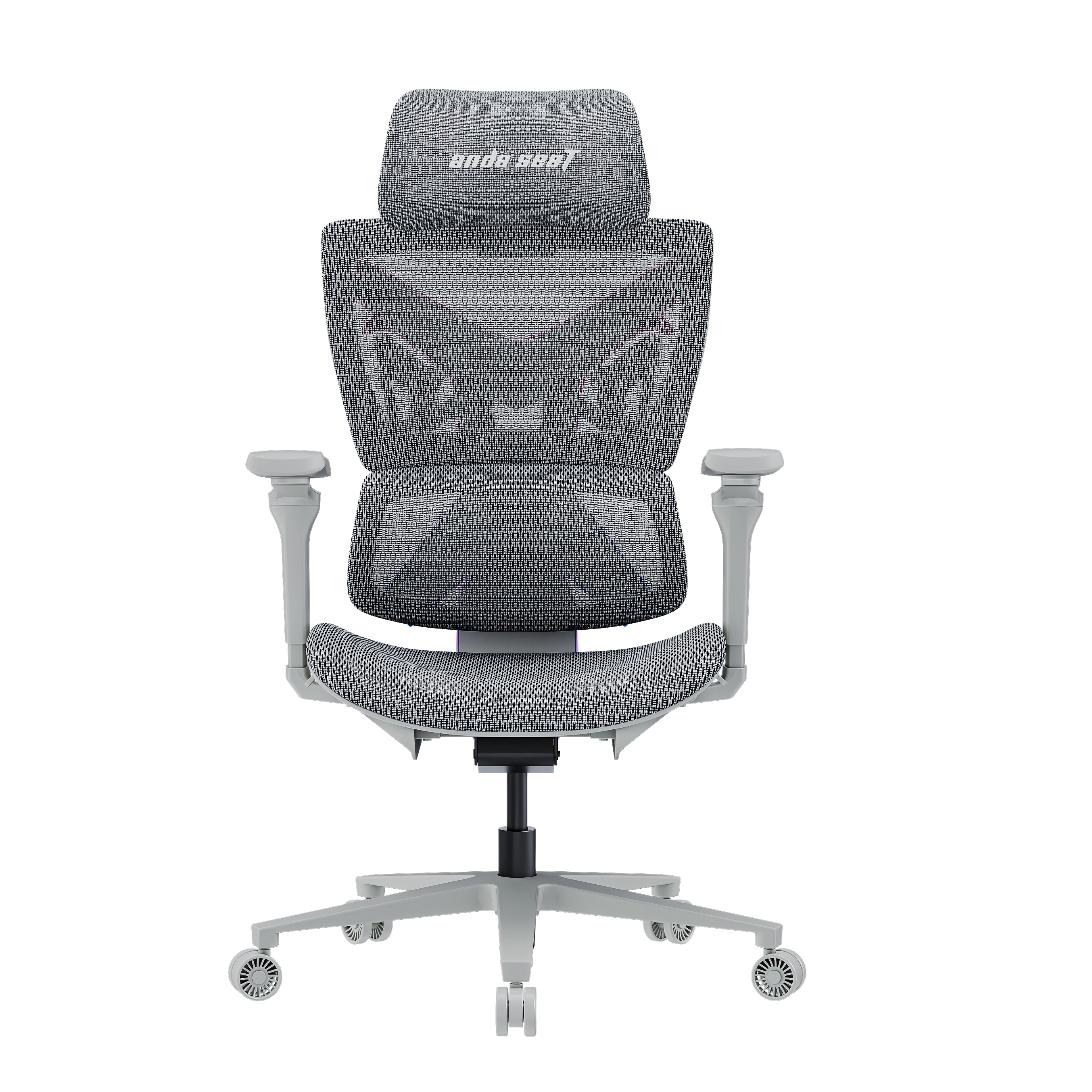 Fotel Anda Seat X-Air Pro XL Gamingowy do 120kg Tkanina Szaro-różowy