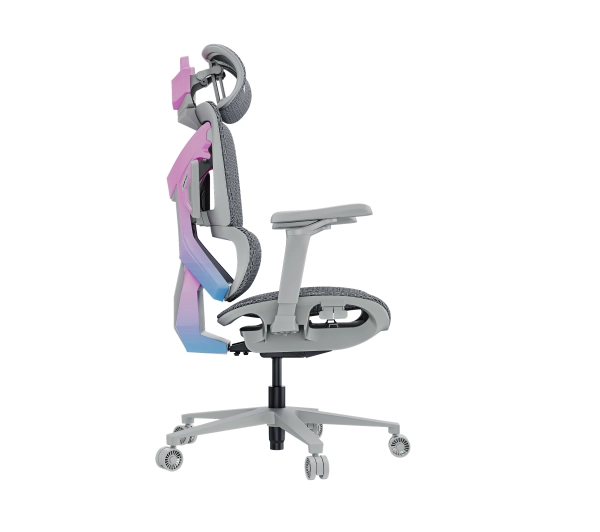 Anda Seat X-Air Pro XL Gamingowy do 120kg Tkanina Szaro-różowy - Kup na Raty - RRSO 0%