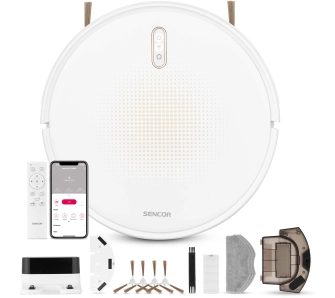Robot sprzątający Sencor SRV 4150WH Funkcja mopowania 65dB