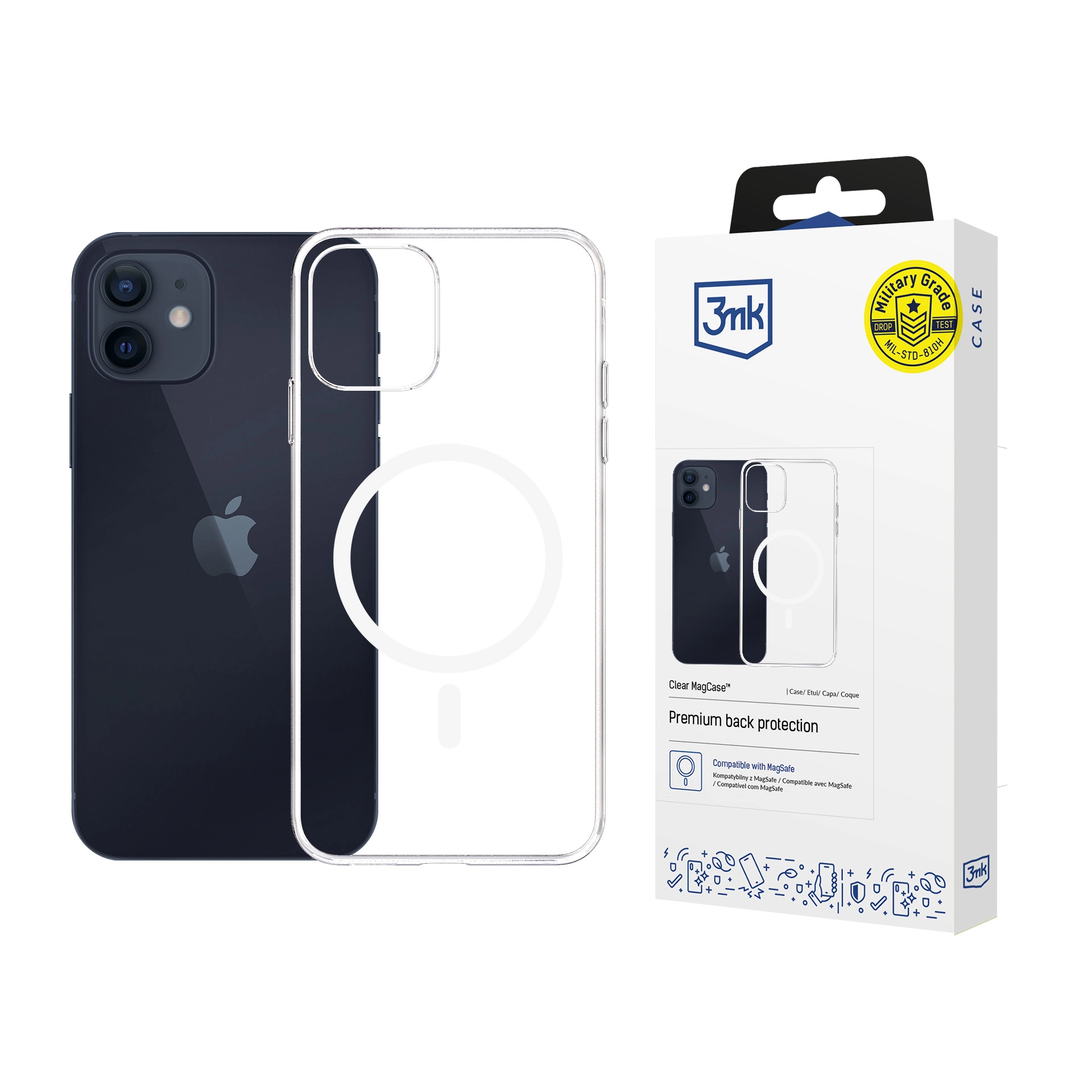 Etui 3mk Clear MagCase do Apple iPhone 12/12 Pro