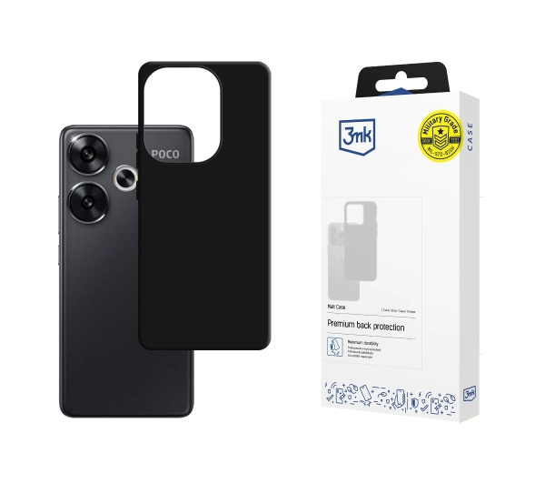 Etui 3MK Matt Case do Xiaomi Poco F6 Czarny