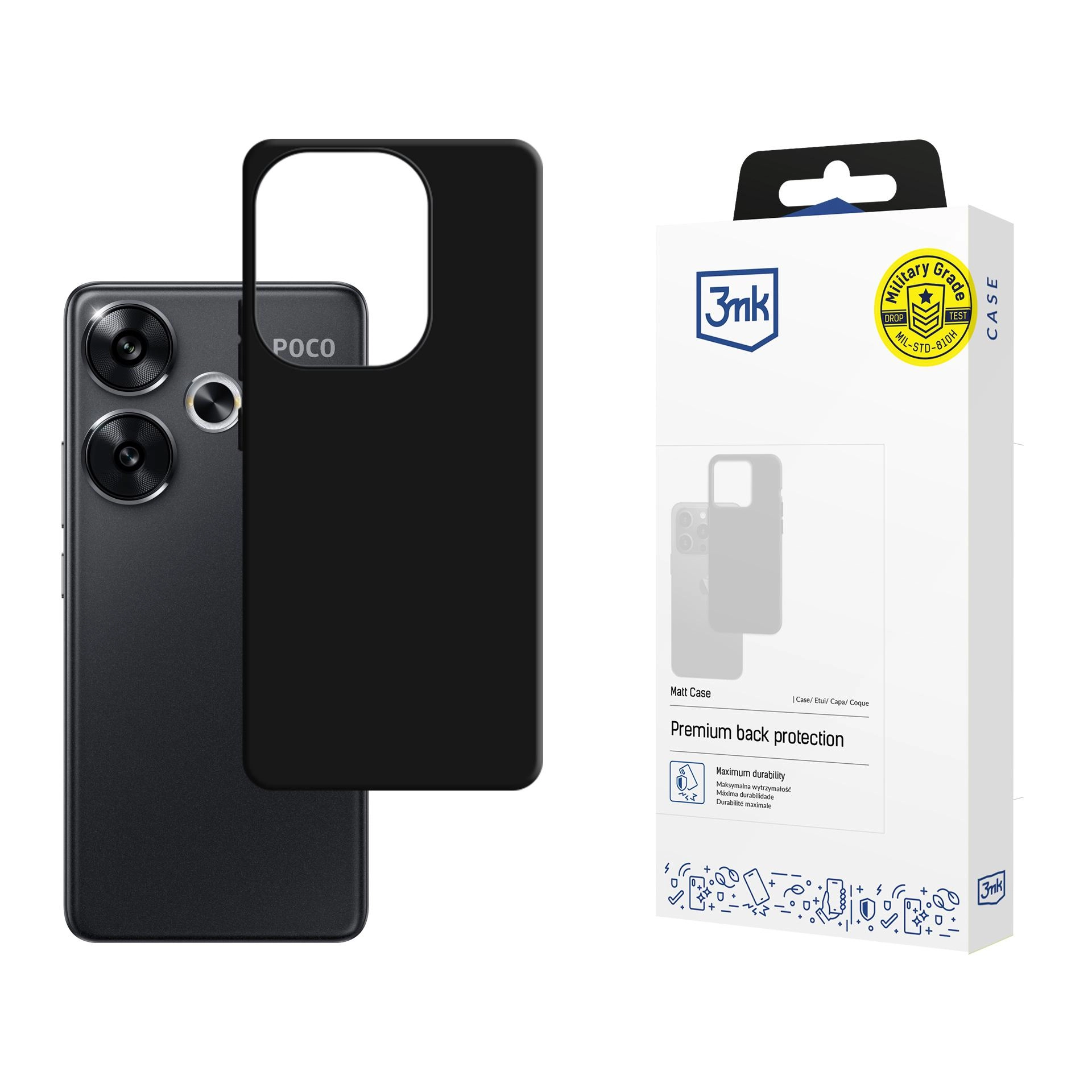 Etui 3mk Matt Case do Poco F6
