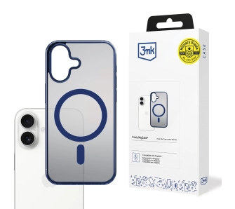 Etui 3mk Frosty MagCase Blue do Apple iPhone 17