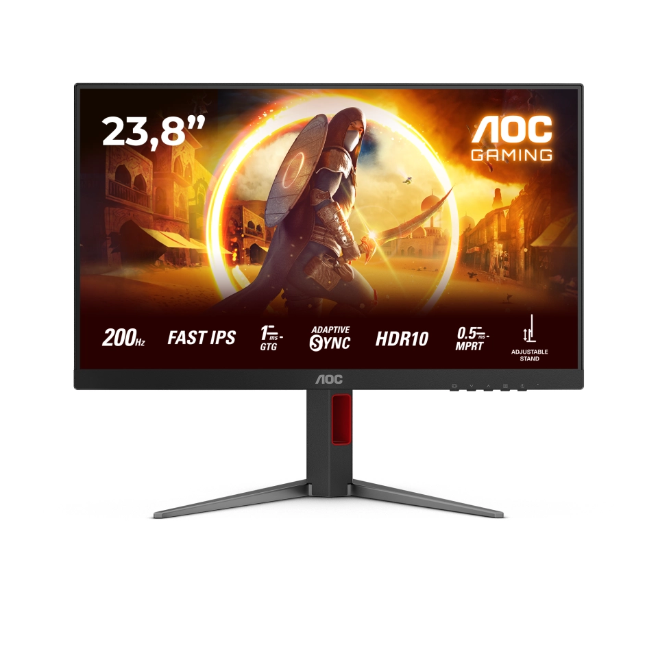 Monitor AOC 24G4HA 23.8" Full HD Fast IPS 200Hz 0,5ms MPRT Gamingowy