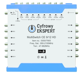 TechniSat Multiswitch CE 9/12 HD - Kup na Raty - RRSO 0%