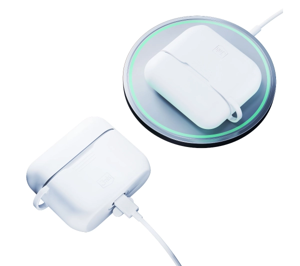 3mk Silicone AirPods Case White do AirPods
