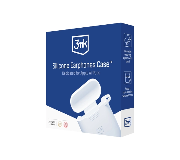 3mk Silicone AirPods Case White do AirPods