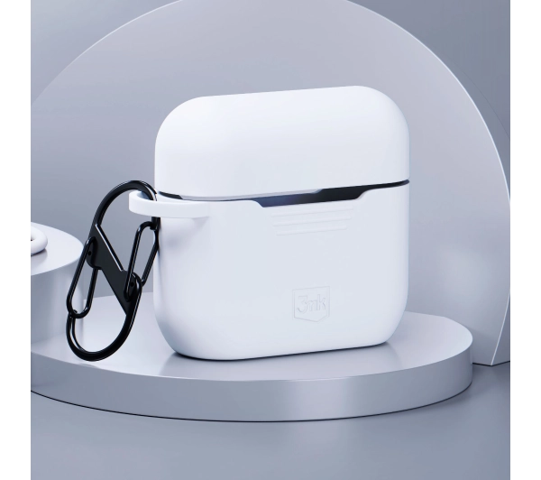 3mk Silicone AirPods Case White do AirPods