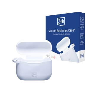 Etui na słuchawki 3mk Silicone AirPods Case White do AirPods