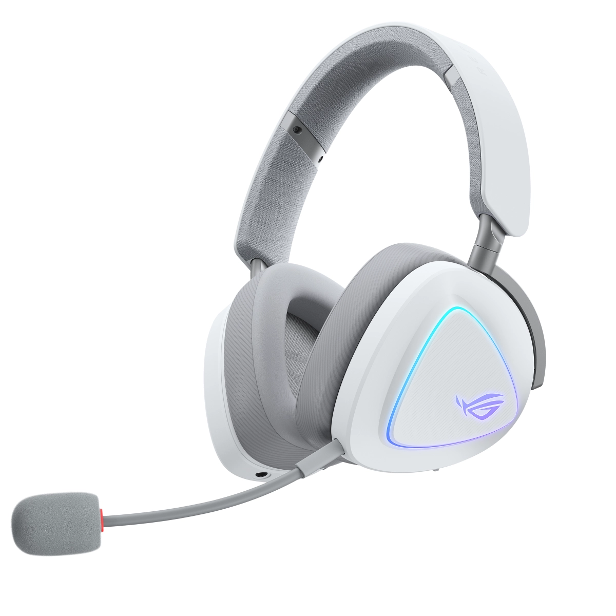 Słuchawki przewodowe z mikrofonem ASUS ROG Delta II Wireless Nauszne Biały