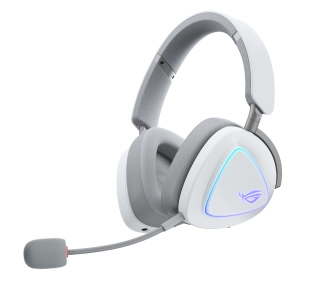 Słuchawki przewodowe z mikrofonem ASUS ROG Delta II Wireless Nauszne Biały