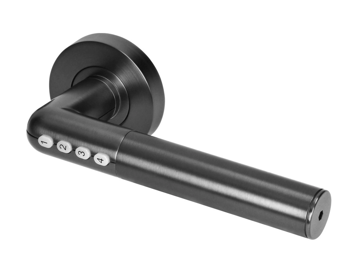 Klamka Orno OR-ZS-850/B z zamkiem szyfrowym IP44 Czarny