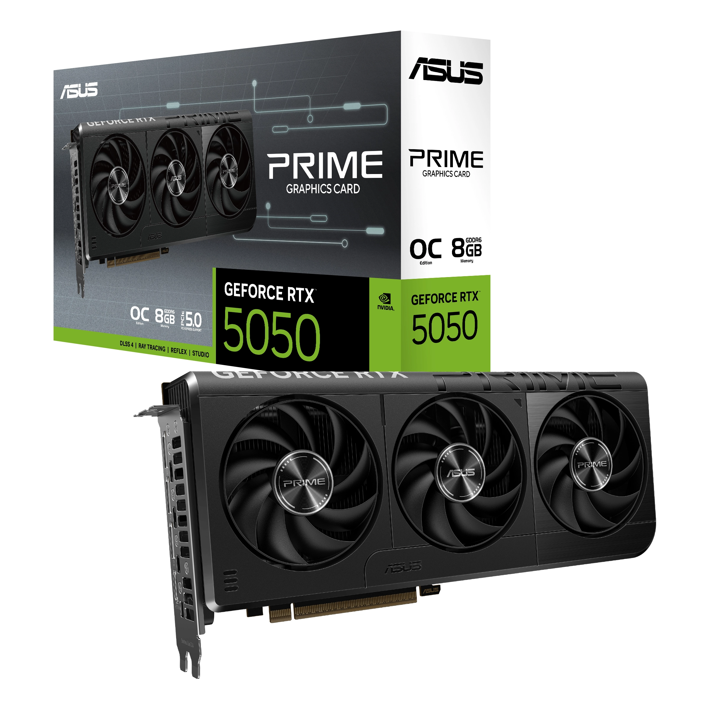 Karta graficzna ASUS Prime GeForce RTX 5050 OC Edition 8GB GDDR6 128bit DLSS 4