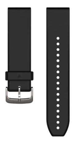 Pasek Garmin QuickFit silikon 22 mm Srebrny