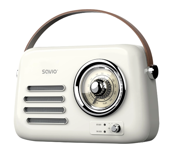 Savio RS-02  Przenośny akumulatorowy Biały 