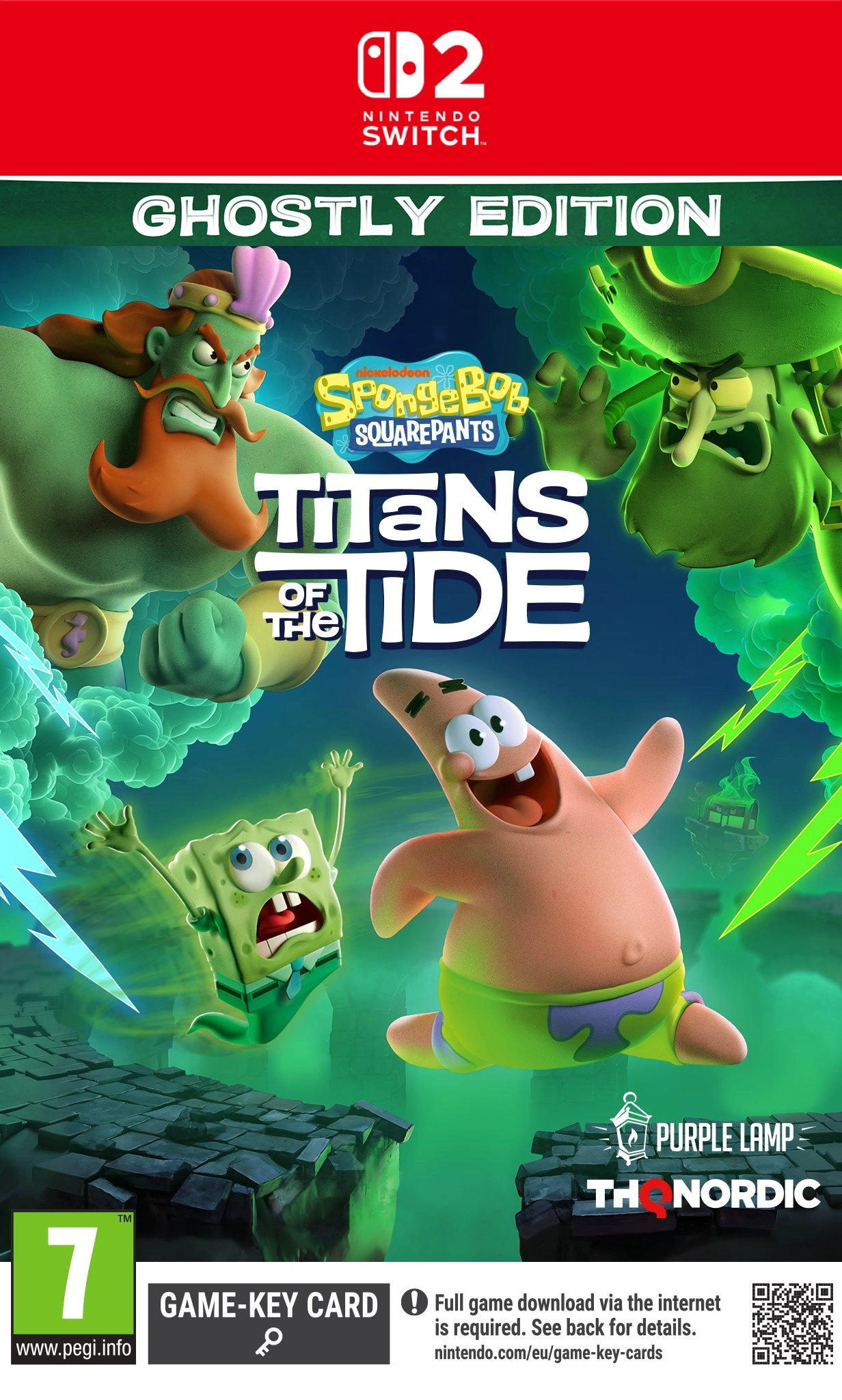 Spongebob Kanciastoporty Titans of the Tide Ghostly Edition Gra na Nintendo Switch 2