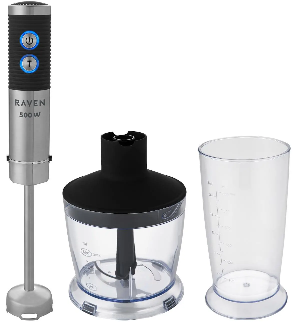 Blender Raven EBR004 500W Rozdrabniacz Końcówka do ubijania