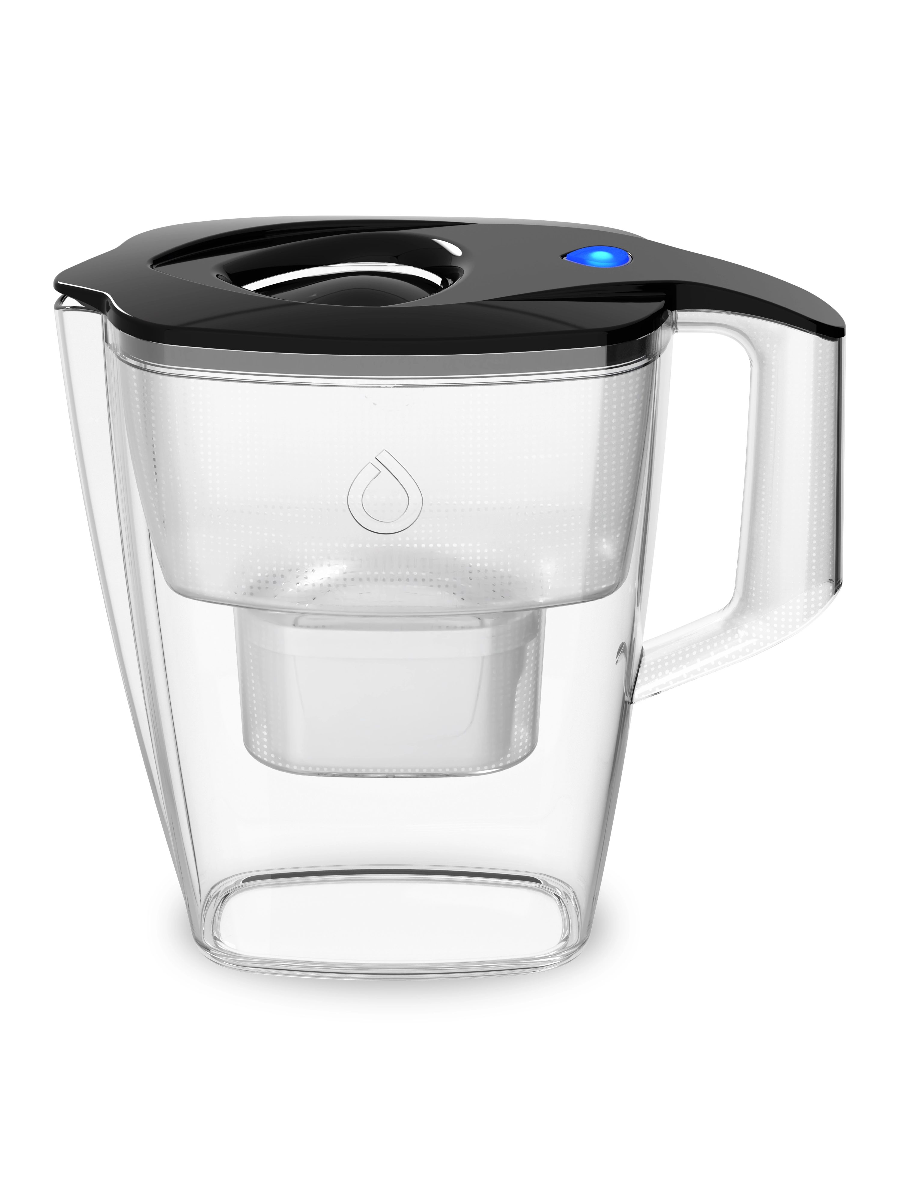 Dzbanek filtrujący Dafi Mila LED 3l 1 wkład Czarny