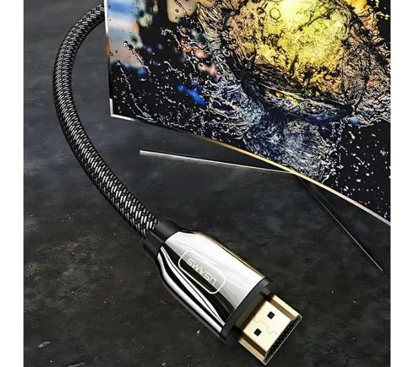 USAMS SJ497HD01 8K UHD 2m Czarny