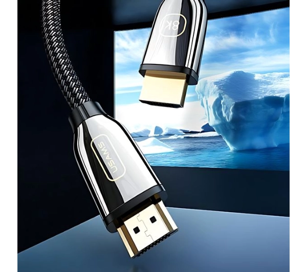 USAMS SJ497HD01 8K UHD 2m Czarny