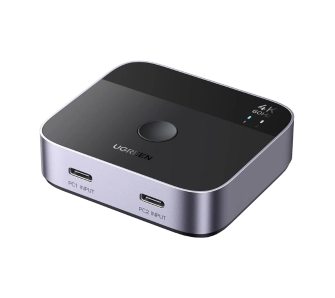 Adapter UGREEN AW502 Przełącznik / Switch 2x USB-C do HDMI 2w1, 4K 60Hz