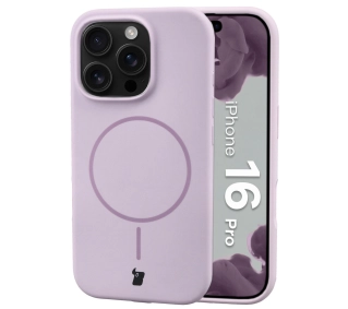 Bizon Soft z MagSafe do Apple iPhone 16 Pro Fioletowy