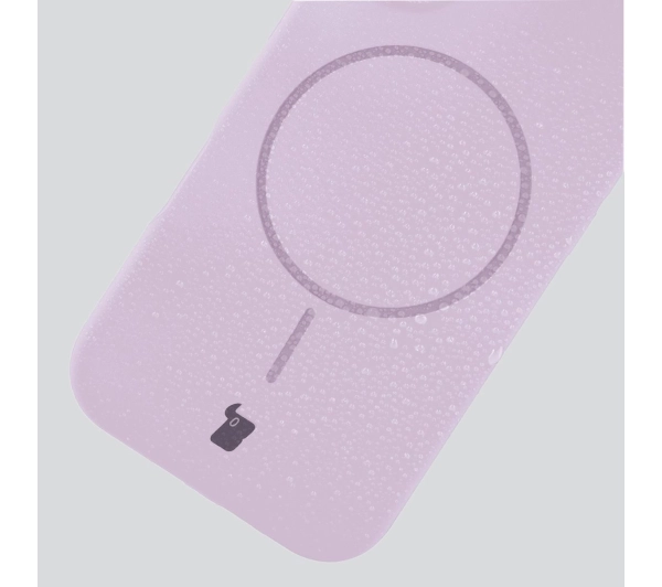 Bizon Soft z MagSafe do Apple iPhone 15 Pro Max Fioletowy