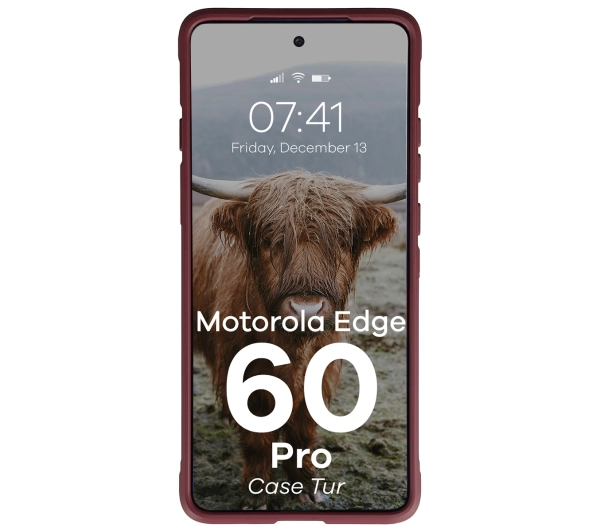 Bizon Tur do Motorola Edge 60 Pro Ciemnofioletowy