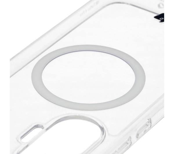 Bizon CrystalO z MagSafe do Xiaomi POCO F7 Przezroczyste