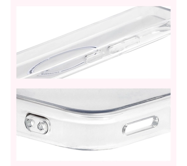 Bizon CrystalO z MagSafe do Xiaomi POCO F7 Przezroczyste