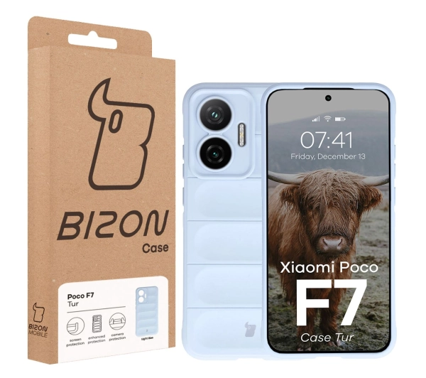 Bizon Tur do Xiaomi Poco F7 Jasnoniebieski