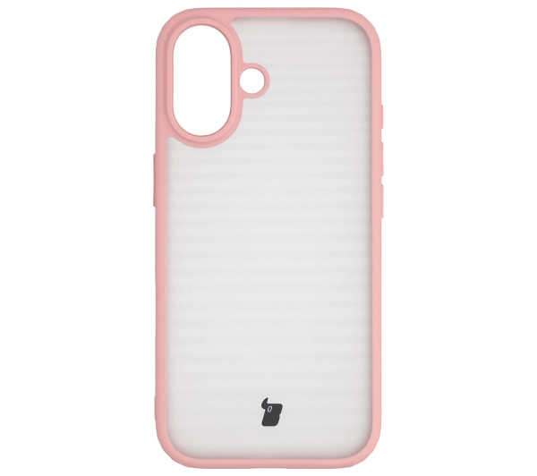 Bizon Angelo do Apple iPhone 17 z różową ramką