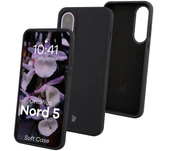 Etui Bizon Soft do OnePlus Nord 5 Czarny