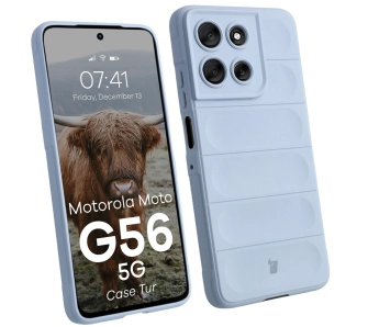 Etui Bizon Tur do Motorola Moto G56 5G Jasnoniebieski