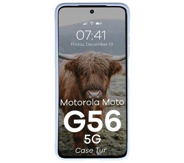 Bizon Tur do Motorola Moto G56 5G Jasnoniebieski