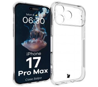 Etui Bizon Salpa do Apple iPhone 17 Pro Max Przezroczysty