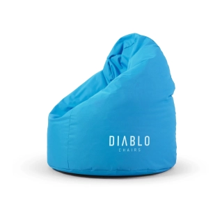 Diablo Chairs Worek Tkanina Niebieski - Kup na Raty - RRSO 0%
