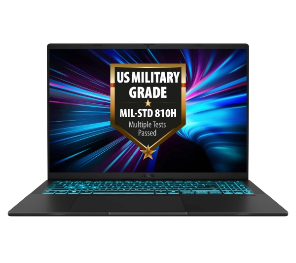 ASUS V16 V3607VH-RP011W 16'' 144Hz Core 5 210H 16GB RAM 512G Dysk SSD RTX5050 DLSS4 Win11 Czarny Funkcje AI - Kup na Raty - RRSO 0%