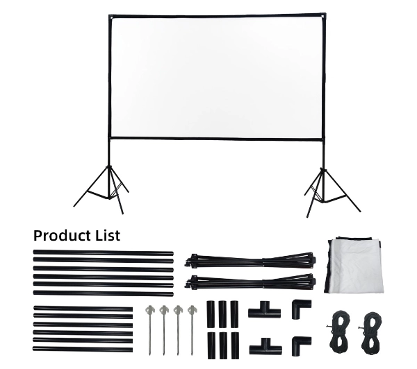 Extralink Projection Screen 84" 16:9, 186x105cm Składany