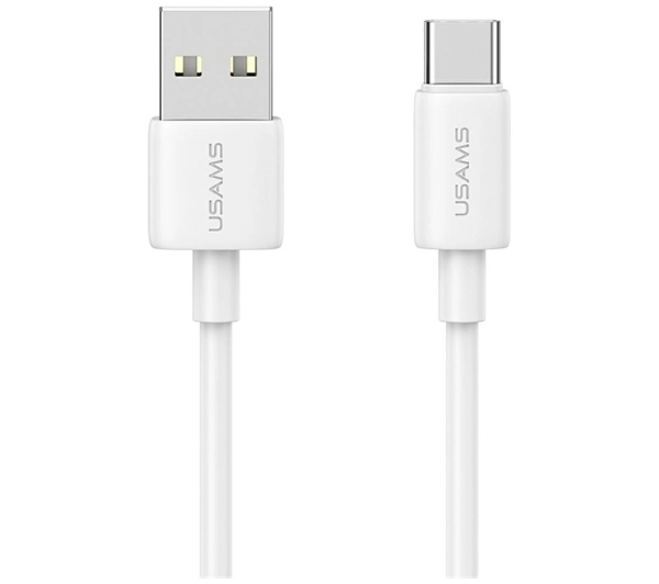 USAMS YD Series 18W 3A USB-A do USB-C 1m Biały